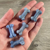Gemstone Small Dog Bone Figurine