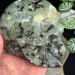 Prehnite Crystal Skull 