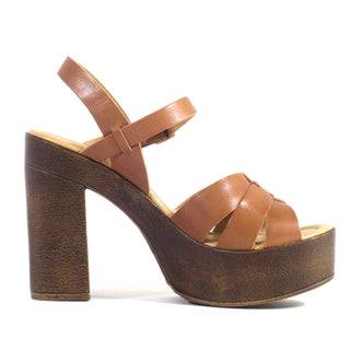 Hollie Leather Platform Sandals