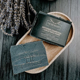 Charcoal + Gold Mica All-Natural Soap
