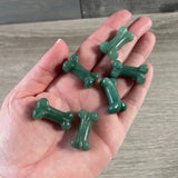 Gemstone Small Dog Bone Figurine