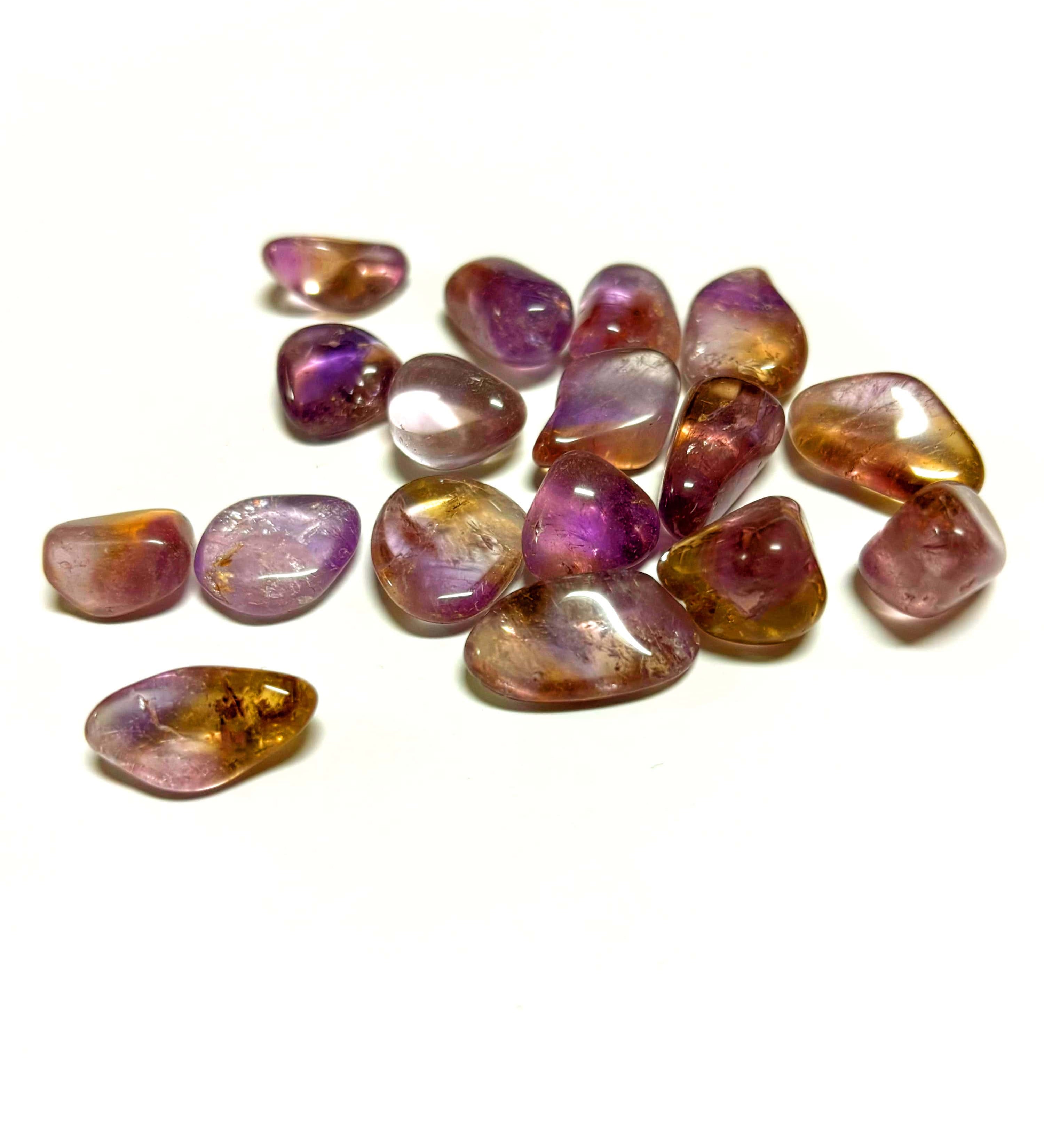 Ametrine Crystal Tumbles
