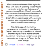 Blue Goldstone Crystal Tumbled Stone