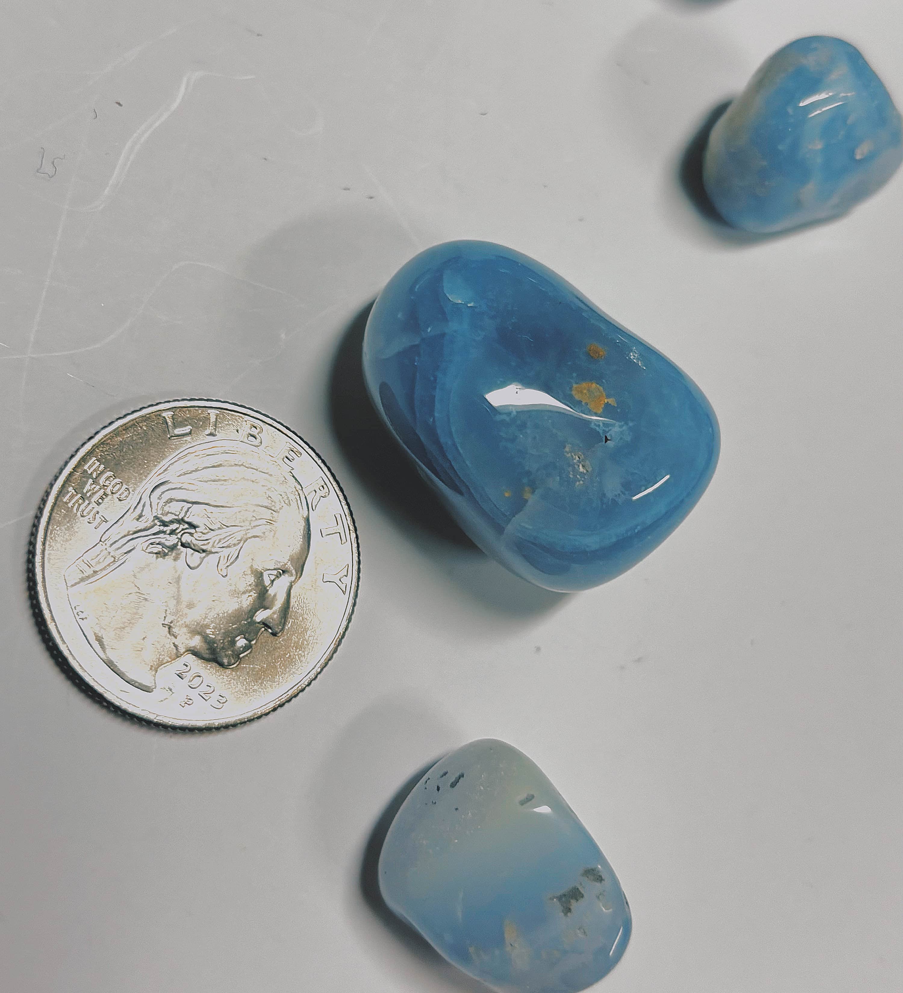 Blue Lace Agate Tumbled