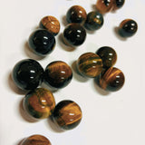 Natural Blue & Yellow Tiger Eye Spheres