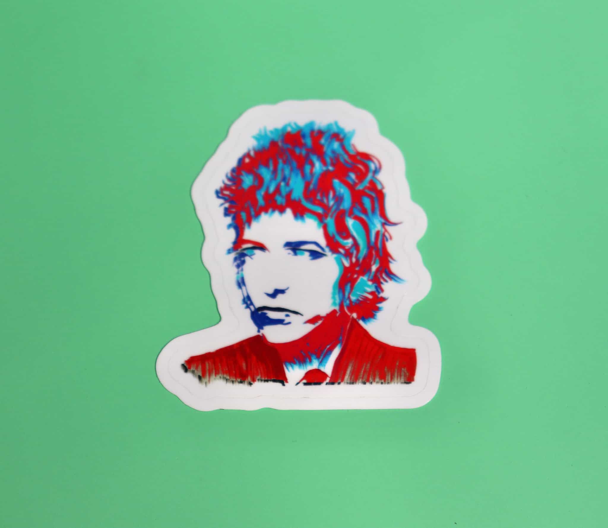 Bob Dylan Sticker - 3 Inch