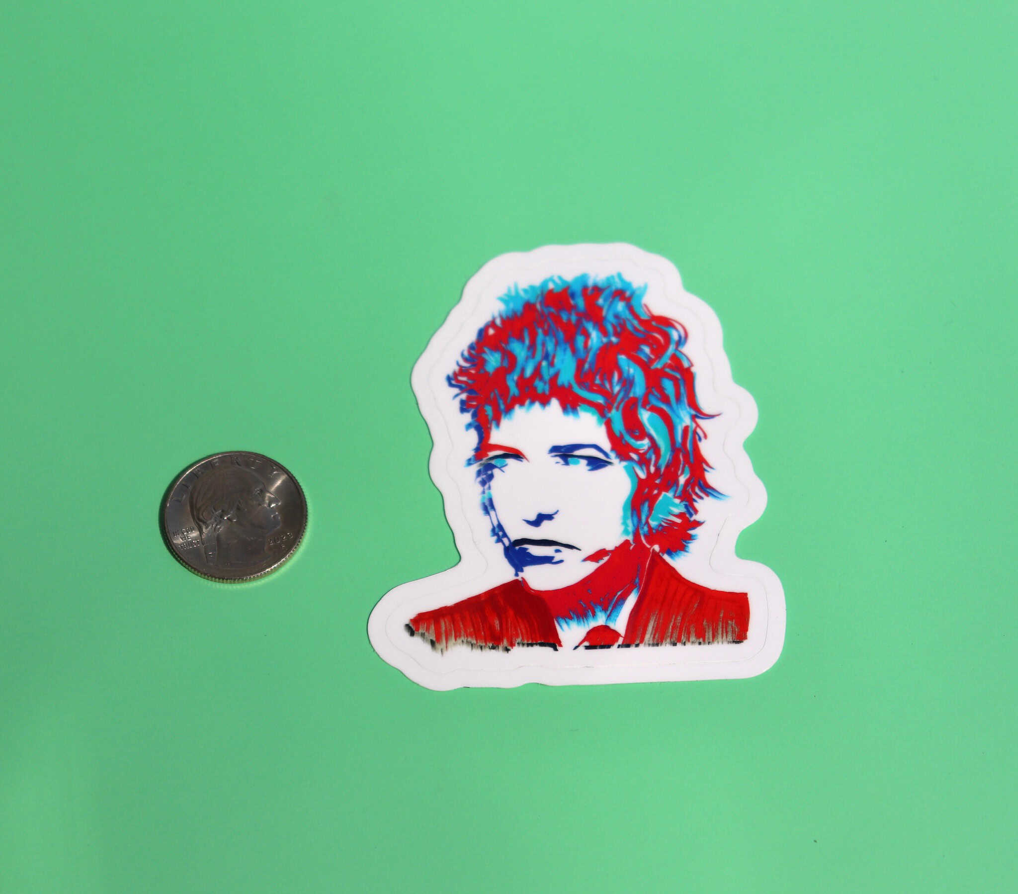 Bob Dylan Sticker - 3 Inch