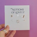 Boho Stud Pack - 14k Gold Fill