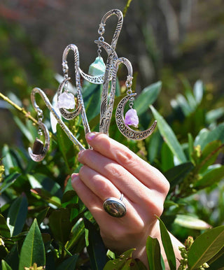 Gemstone Moon Bookmark