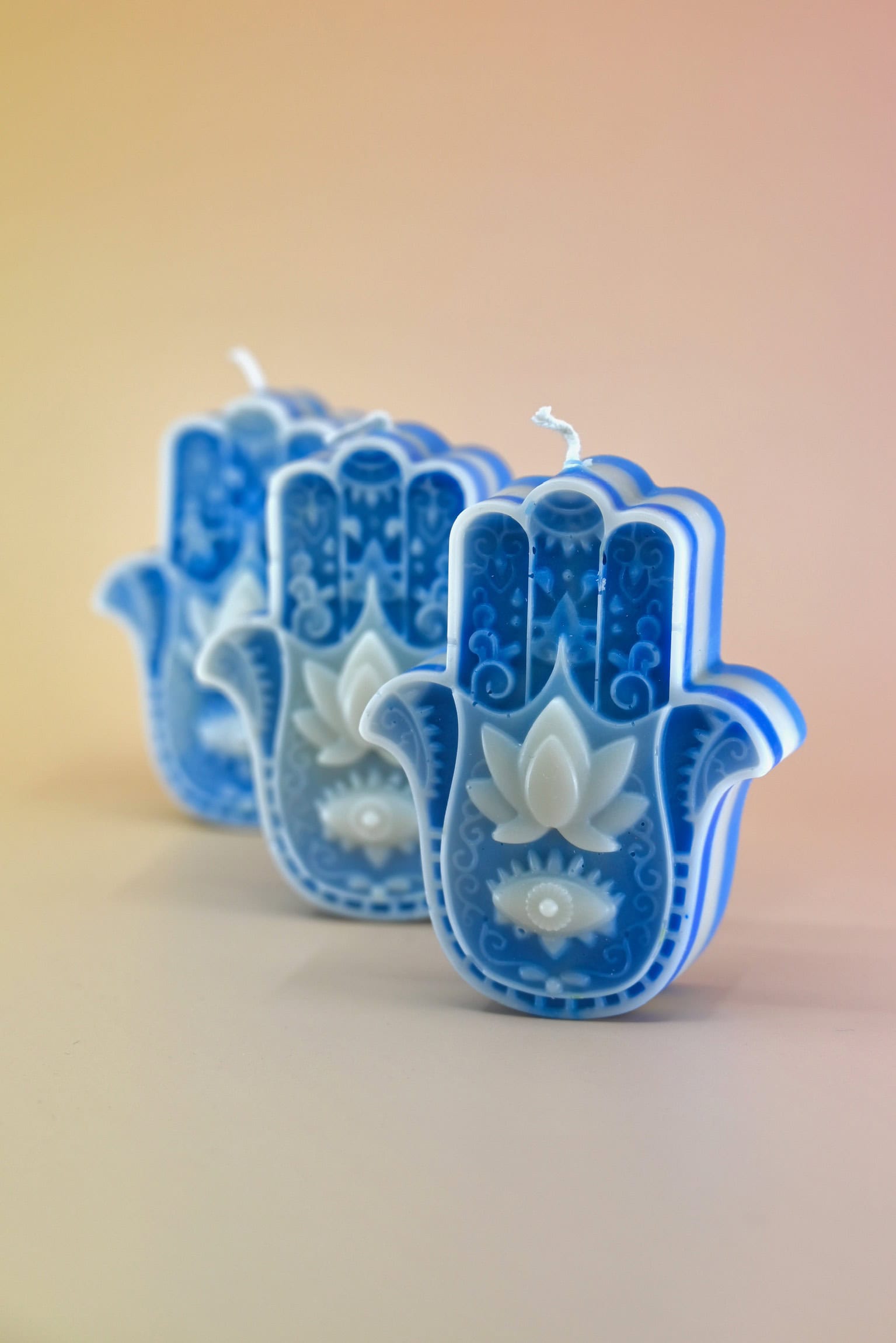 Hamsa Hand Layered Candle
