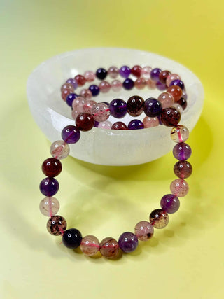 8mm Crystal Beaded Bracelets