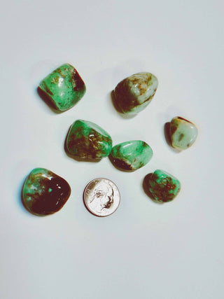 Chrysoprase Crystal Tumble