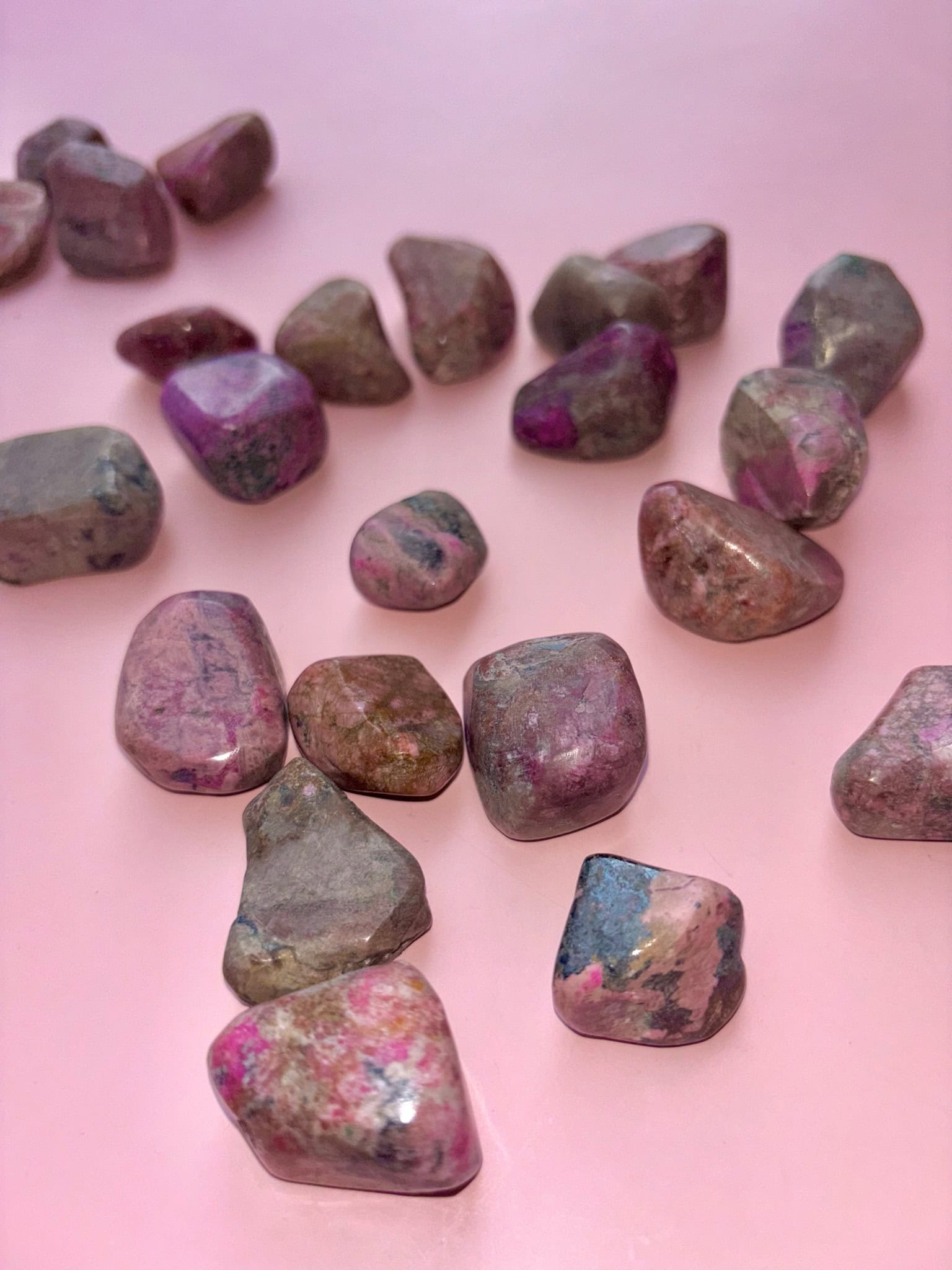 Cobalto Calcite Crystal Tumble