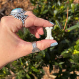 Gemstone Small Dog Bone Figurine