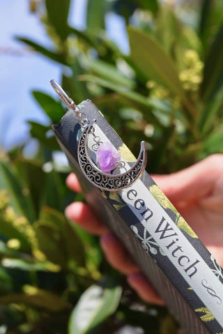 Gemstone Moon Bookmark