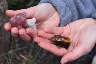 2” Natural Mix Crystal Pigs