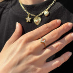 White Topaz Versailles Ring
