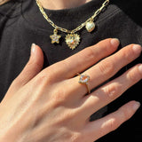 White Topaz Versailles Ring
