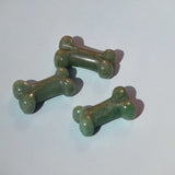 Gemstone Small Dog Bone Figurine