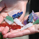 Lightning Bolts Assorted Gemstones 1 Inch