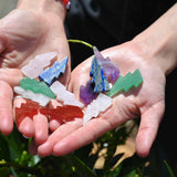 Lightning Bolts Assorted Gemstones 1 Inch