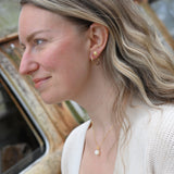 Dainty Vintage Pearl Drop Necklace