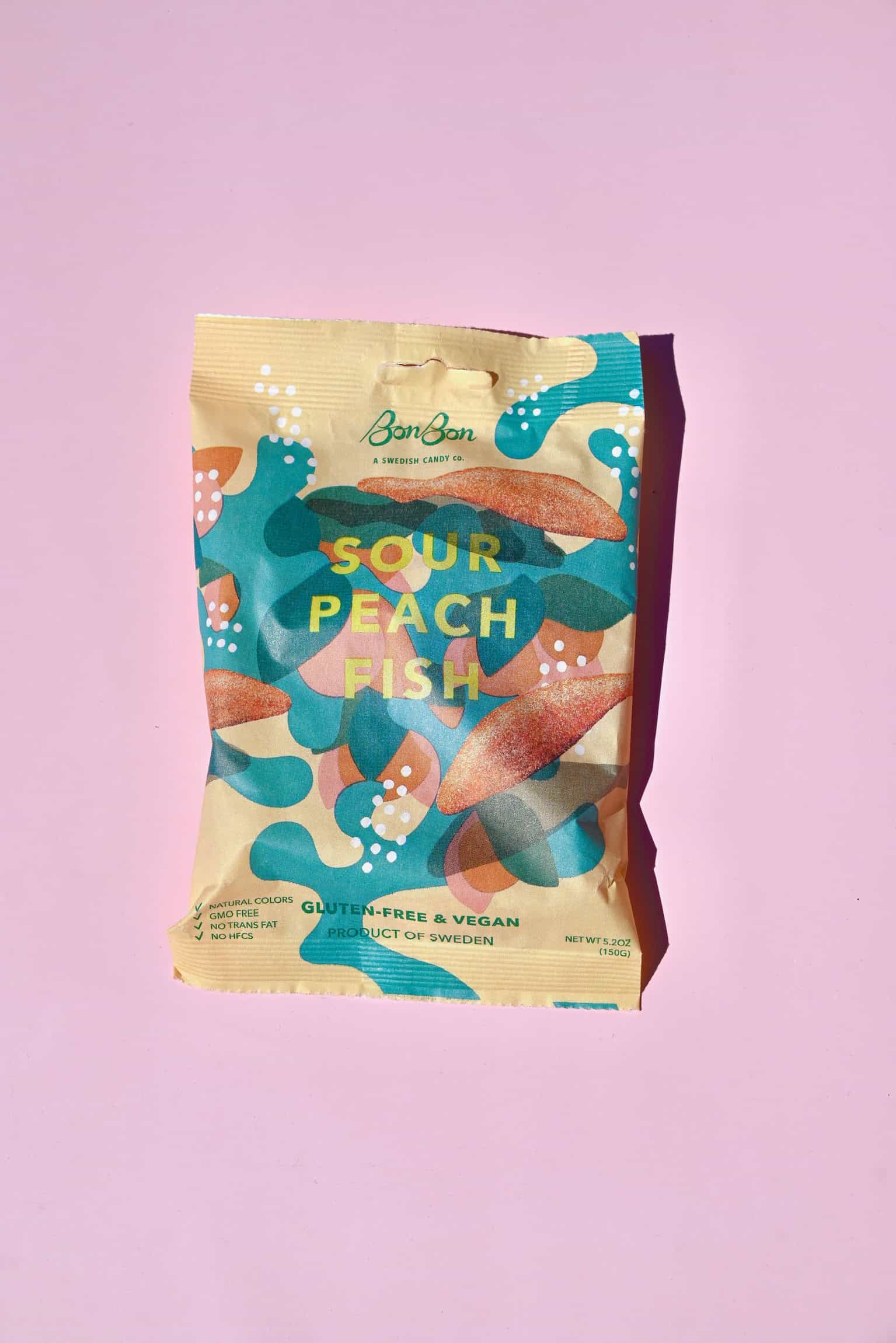 Sour Peach Fish - Swedish Candy 5.2oz (150g)