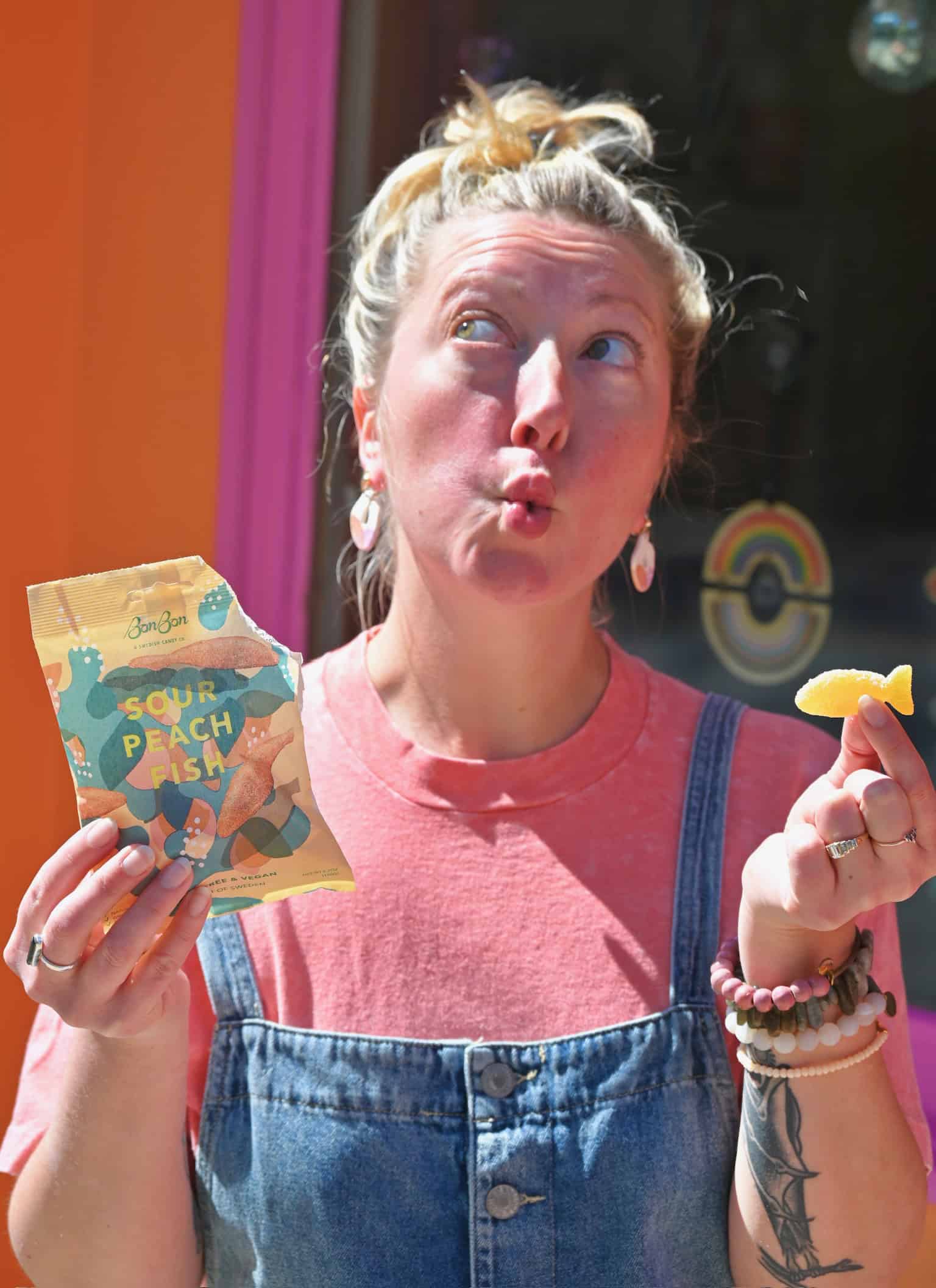Sour Peach Fish - Swedish Candy 5.2oz (150g)