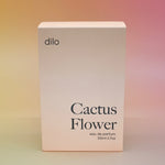 The box of the Cactus Flower 50 ML Unisex Eau de Parfum on a pink background.
