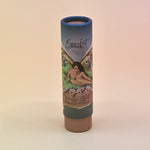 The Vanilla Effect 8ml Roll on Perfume on a light pink background.
