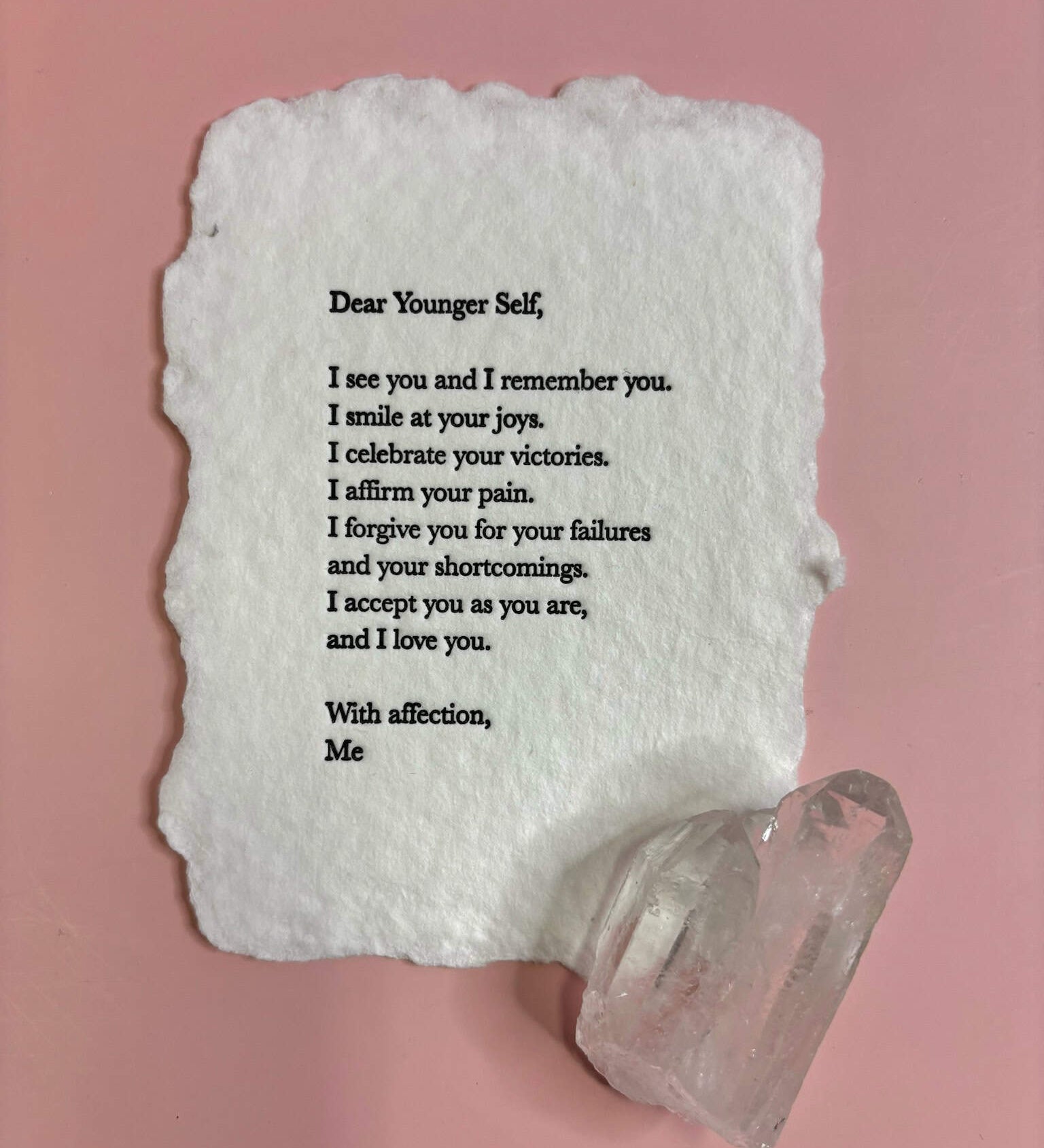 Dear Younger Self Art Print