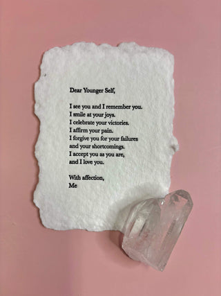 Dear Younger Self Art Print