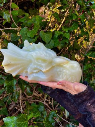 Onyx Crystal Dragon Head