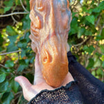Orange Calcite Dragon Head