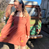 Elephant Embroidery Dress