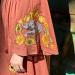 Elephant Embroidery Dress