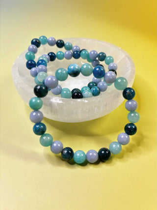 8mm Crystal Beaded Bracelets