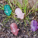 2” Natural Mix Crystal Pigs