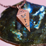 Green Glyphs Pendulum