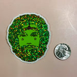green man sticker