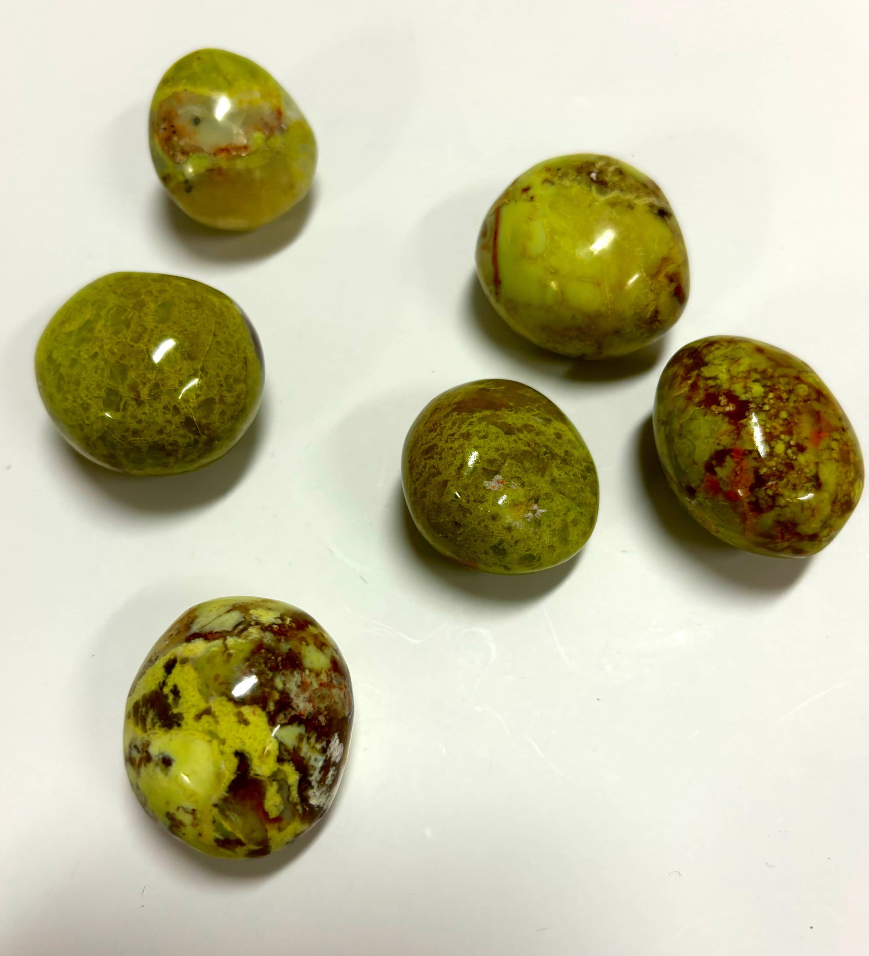 Green Opal Crystal Tumbled Stone