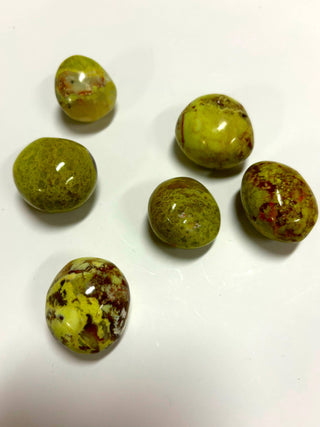 Green Opal Crystal Tumbled Stone