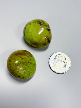 Green Opal Crystal Tumbled Stone