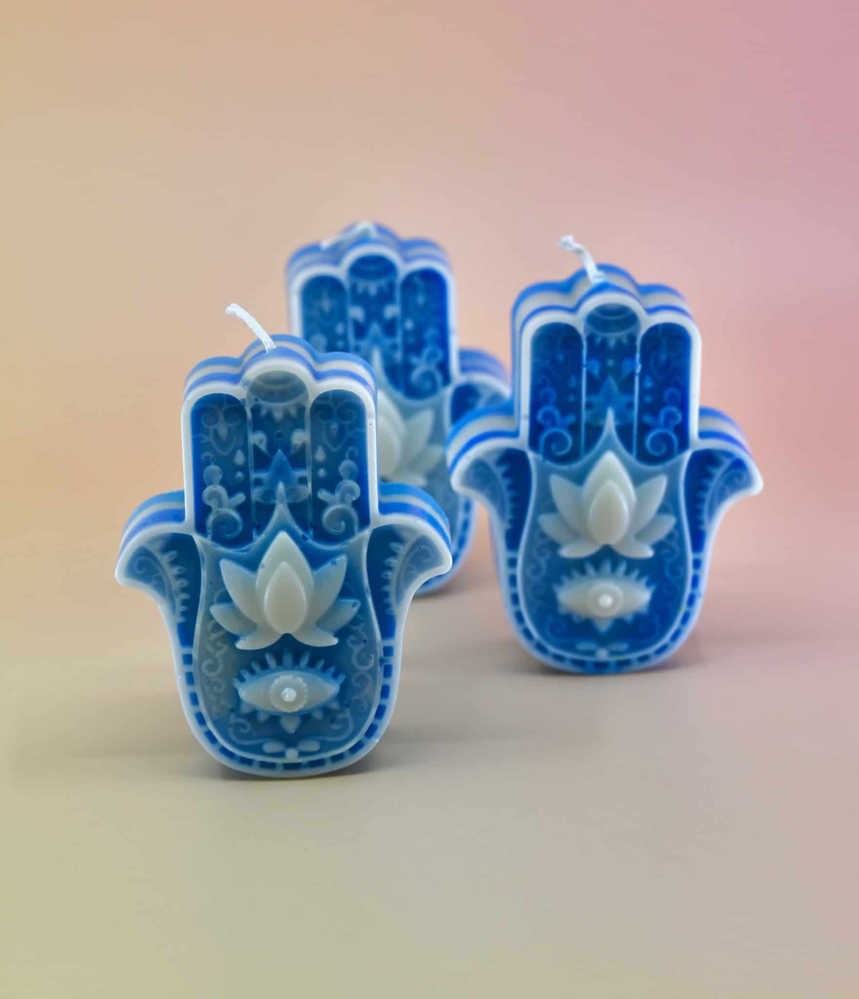 Hamsa Hand Layered Candle