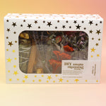 The DIY Smoke Cleansing Smudge Kit on a pink and yellow background.