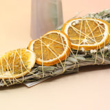 The Citrus Harvest Fall & Winter Sage Bundle on a pink and yellow background.