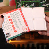 Geometric Santa Shower Steamer Set - Spiced Citrus Holiday Shower Steamer 4-Pack