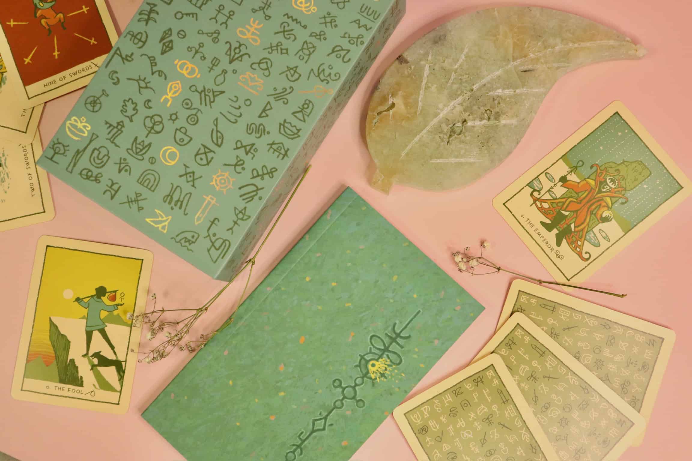 Green Glyphs Tarot