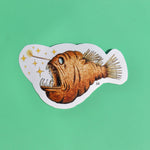 Handmade Anglerfish Sticker