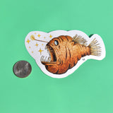 Handmade Anglerfish Sticker